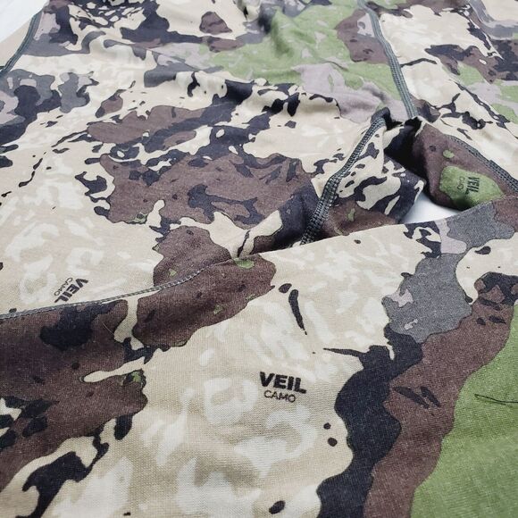 Pnuma Hunting Base Layer Caza Pants Mens XL Green Camo 100% Merino Wool New LOGO - Picture 14 of 14